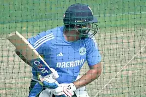 Skipper Rohit Sharma hit nets following arrival in Perth, will play two-day game in Canberra