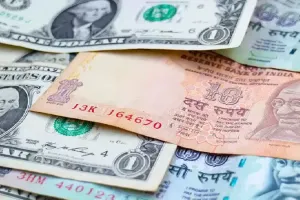 Rupee falls 2 paise to close at 84.49 against US dollar