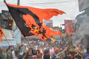 Shiv Sena holds anti-Bangladesh protests in Jammu, urges PM to ensure safety of Hindus