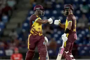 West Indies chase down 219 to beat England by 5 wickets in 4th T20