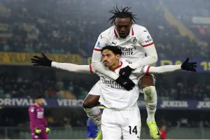 AC Milan back to winning ways with slender victory over struggling Verona