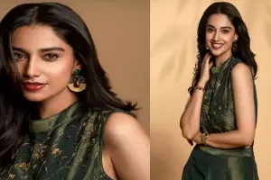 Meenakshi’s Green and Gorgeous Look!