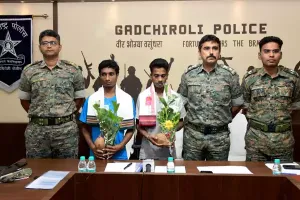 Two Naxalites with cumulative bounty of Rs 8 lakh surrender in Gadchiroli