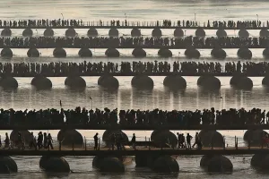 Inspired by 2,500-year-old Persian tech, pontoon bridges connect Sangam, 'akhadas' at Maha Kumbh