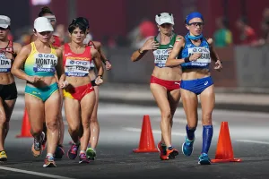 All nine finishers in women's 10km race walk event better National Games record