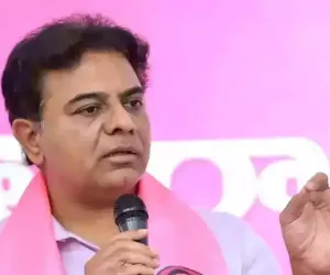 KTR Slams Revanth Reddy Over Telangana Thalli statue Controversy