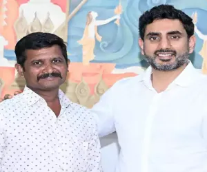 RTC Driver Lovaraju Meets Nara Lokesh After Suspension Revoked