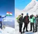 Nalanda’s student Vineel Sagar climbs Mt. Elbrus 