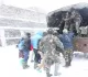 Heavy snowfall in upper reaches of Sikkim